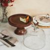 Table Top * | Elm And Oak Chestnut Oak Cake Stand And Dome Table Top