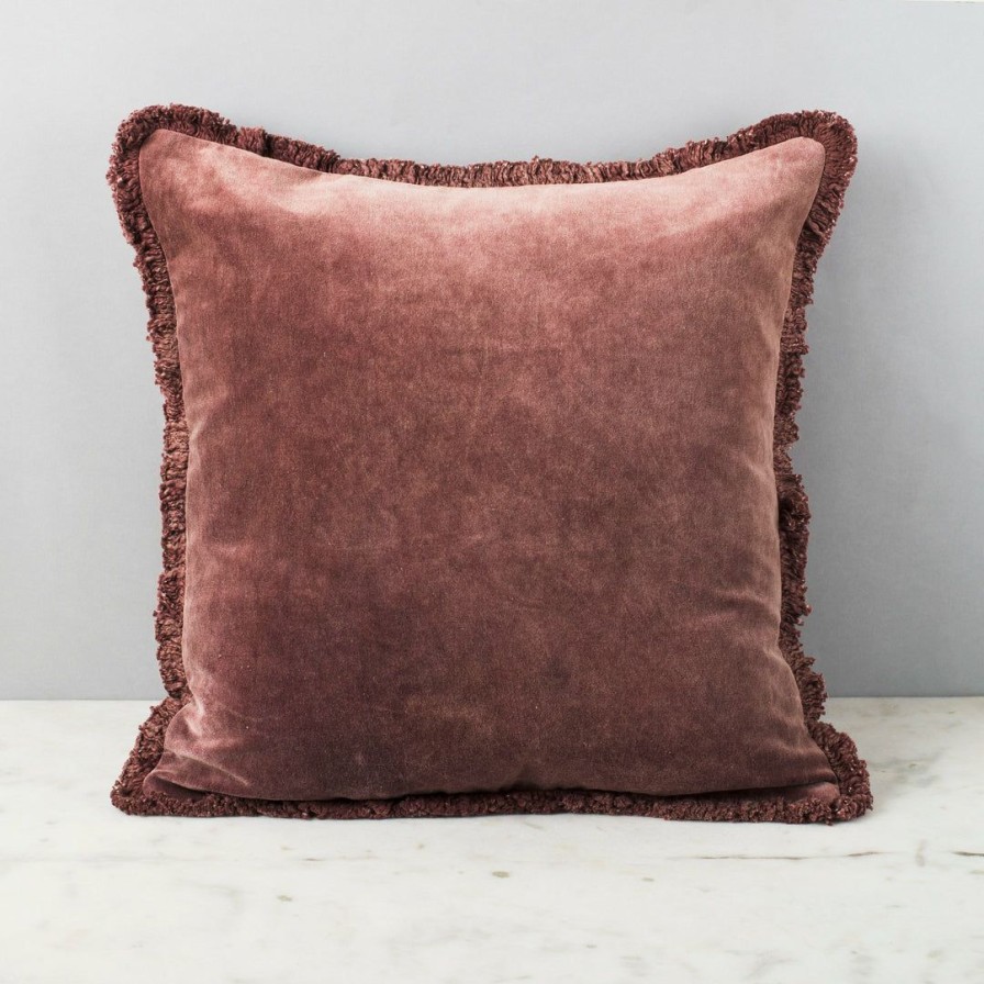 Textiles * | Elm And Oak Textiles Lugano Rosewood Cushion