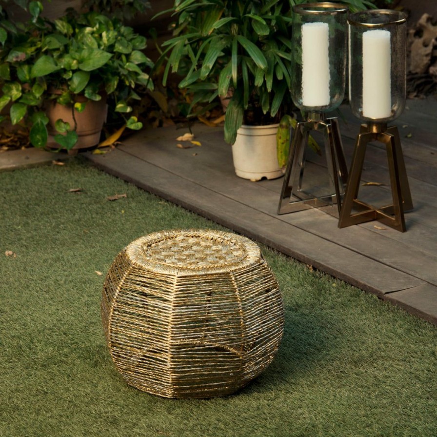 Table Top * | Elm & Oak Havana Cane Stool Stools