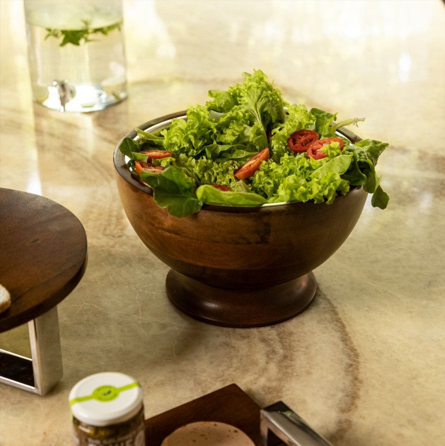 Table Top * | Elm & Oak Ladelle Salad Bowl