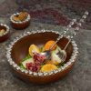 Table Top * | Elm And Oak Silver Pebble Salad Bowl