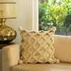 Textiles * | Elm And Oak Antique Gold Foil Printed Cushion Textiles