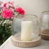 Table Top * | Elm & Oak Elsa Candle Holder (Distressed White)