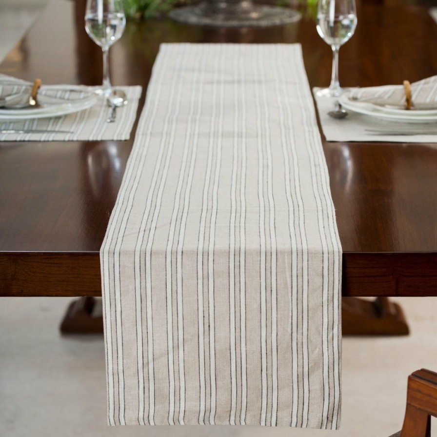 Textiles * | Elm & Oak Textiles Brooks Striped Runner