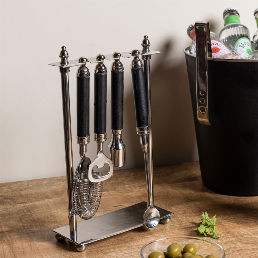 Barware * | Elm & Oak Mayfair Barware Stand With Accessories