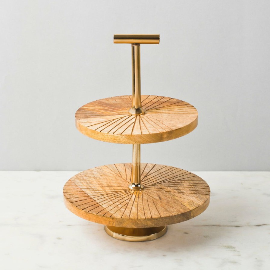 Table Top * | Elm & Oak Table Top Milano Cake Stand