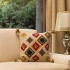 Textiles * | Elm And Oak Bohemian Multi Embroidered Cushion