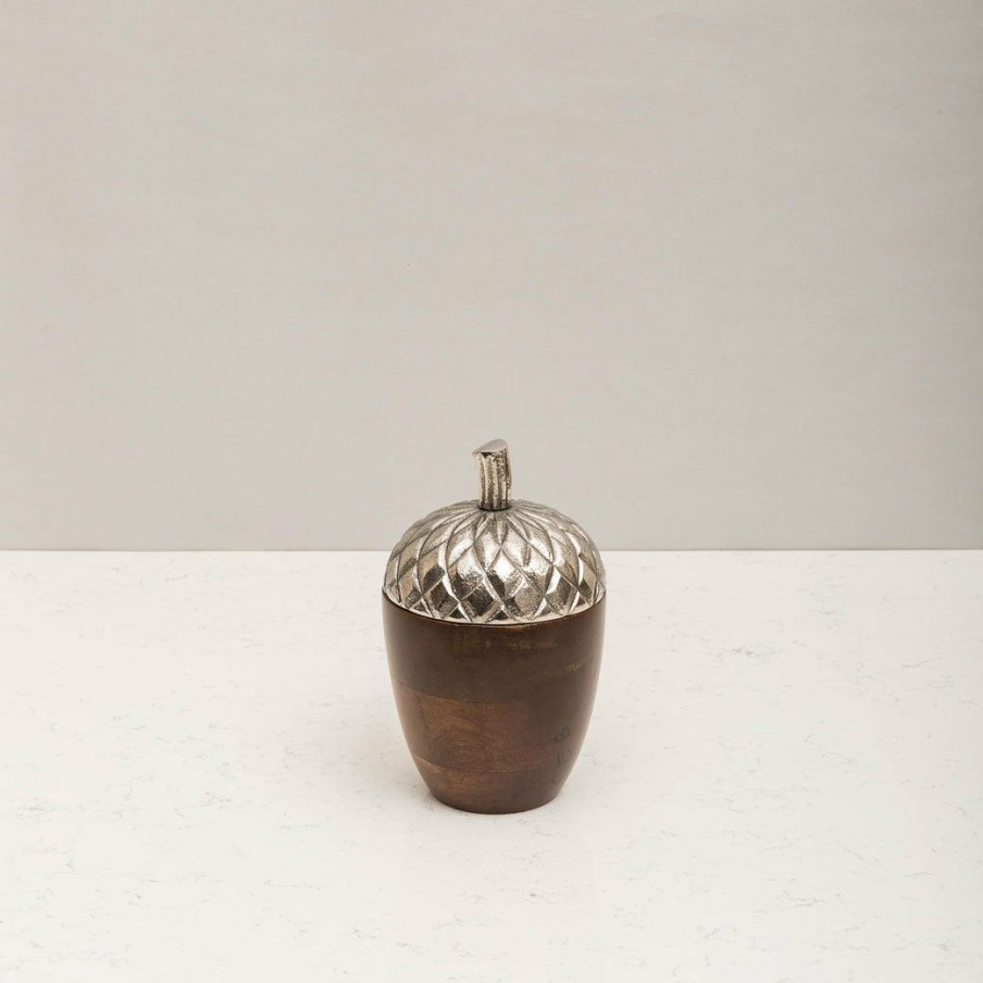 Table Top * | Elm And Oak Autumn Acorn Jar