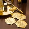 Barware * | Elm & Oak Pina Colada Coasters (Set Of 4)