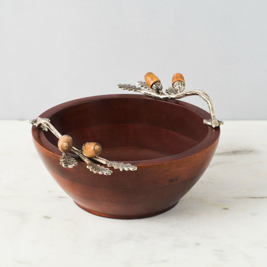 Table Top * | Elm And Oak Chestnut Oak Fruit Bowl Table Top