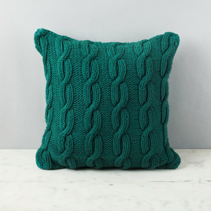 Textiles * | Elm And Oak Everglade Cable Knit Cushion