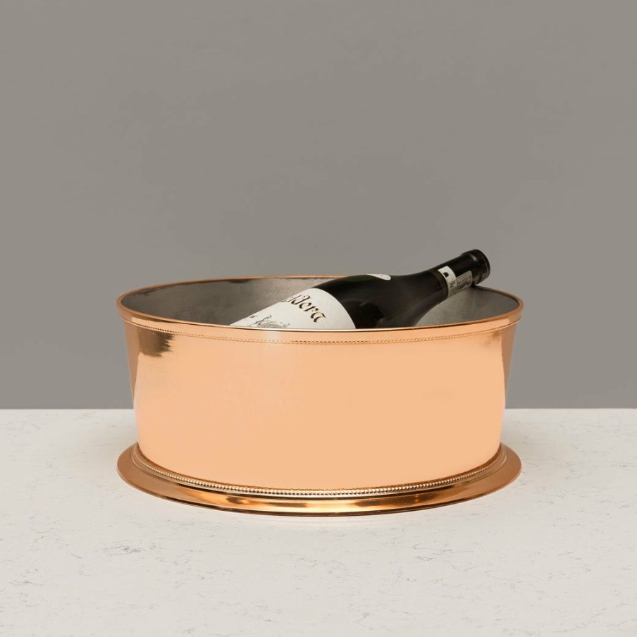 Barware * | Elm And Oak Rose Gold Wine Cooler Barware