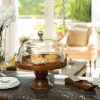 Table Top * | Elm And Oak Table Top Andreas Classic Cake Stand With Glass Dome