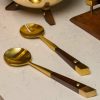 Flatware * | Elm And Oak Marigold Salad Servers (Set Of 2)