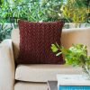 Textiles * | Elm And Oak Emiliano Rosewood Cushion