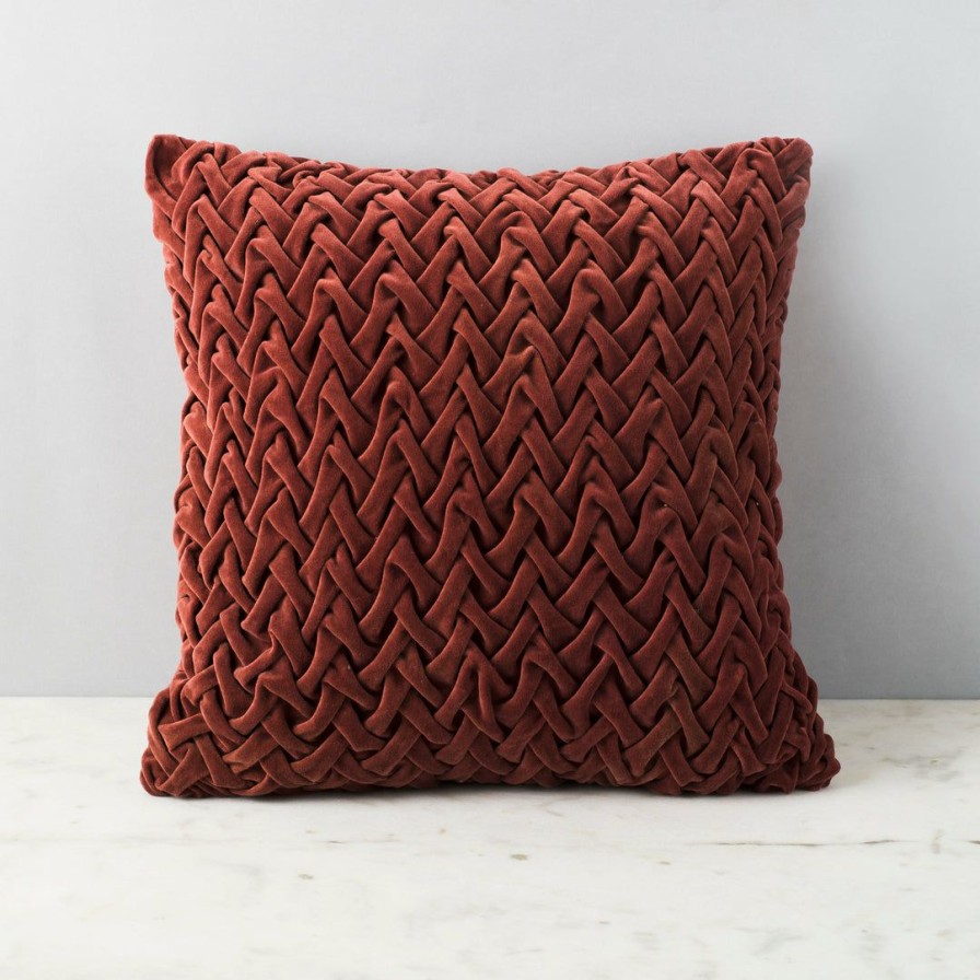 Textiles * | Elm And Oak Emiliano Rosewood Cushion