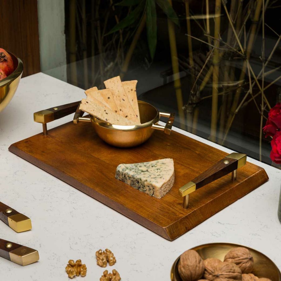 Table Top * | Elm And Oak Marigold Cheese Platter Table Top