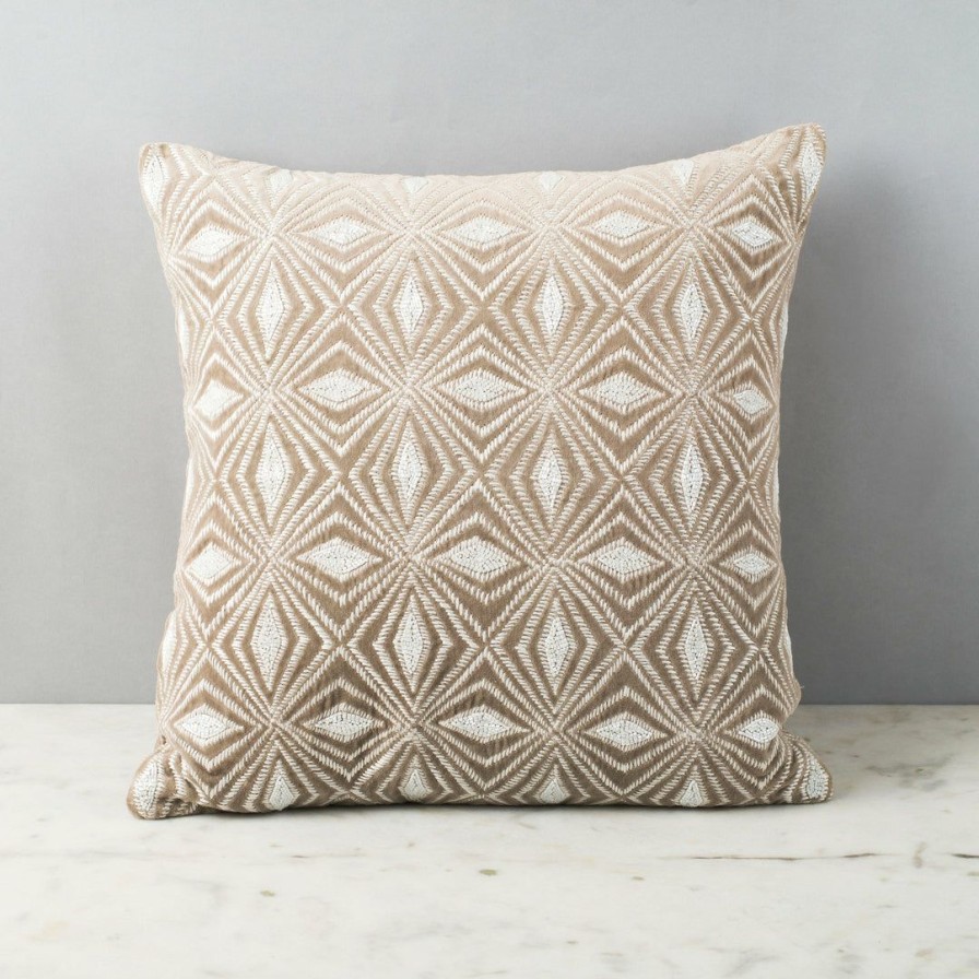 Textiles * | Elm And Oak Textiles Annabelle Embroidered Cushion